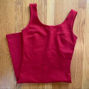 Red Sleeveless Dress